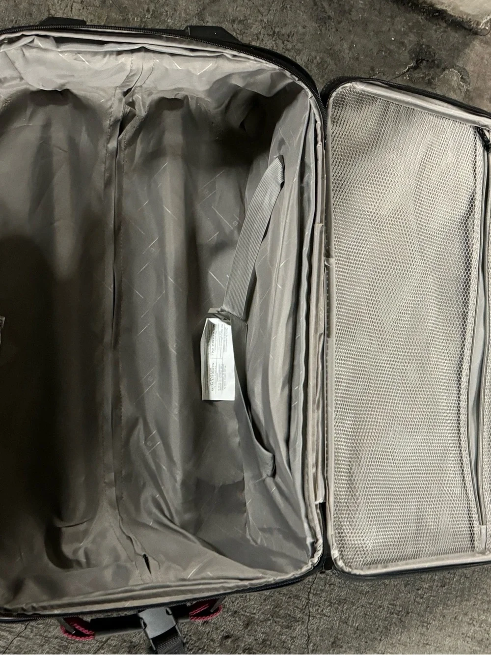 Samsonite Gray, Black and Red Travel Spinner Suitcase
